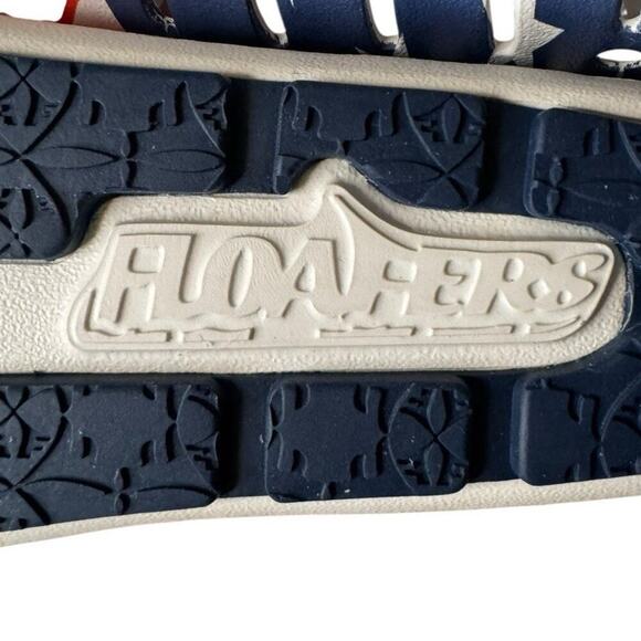 Floafers NEW Country Club Driver Men's 9 USA Patriotic Waterproof Boat Shoes - Picture 8 of 8
